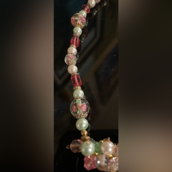 3 for $30 Artisan Beaded Cluster Necklace with Toggle Clasp - Picture 9 of 10